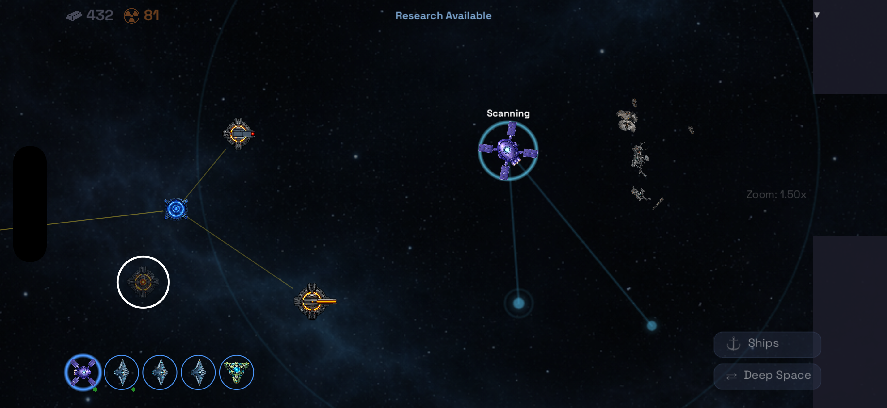 iPhone — scanning deep space objects